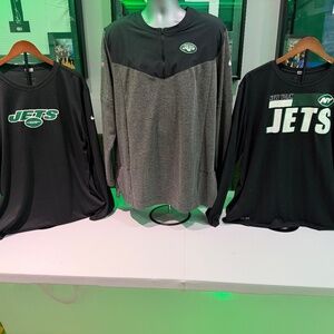 New York Jets Nike NFL On Field Player worn Men's Dark Green Used LOT 3 items